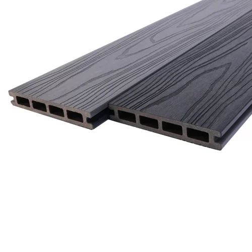 Foto de producto Piso DECK WPC Coextruido Bicolor Negro/Gris Grafito PEW101